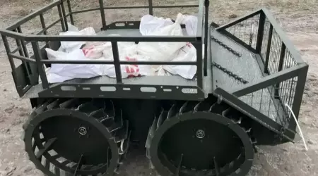 Den ukrainske hæren tar i bruk en lydløs robotlogistiker 