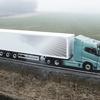 Landskap med elektrisk lastebil Volvo FH Aero Electric