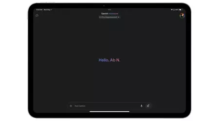 Google Gemini-appen fungerer nå i fullskjermmodus på iPad