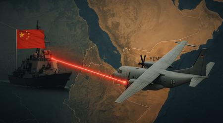 Et kinesisk skip "belyste" et Bundeswehr-fly med en laser: Berlin koker, Beijing er stille
