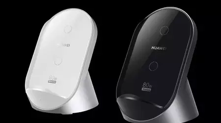 Huawei har avduket en 80 W vertikal trådløs ladestasjon.