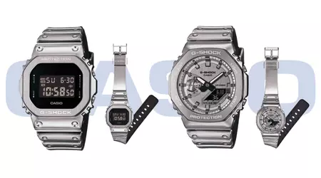 Casio kan kunngjøre nye G-Shock GM-2100YM-8A og GM-5600YM-8 metallklokker med Tough Solar- og vanntetthetsfunksjoner