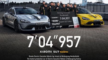 Xiaomi SU7 Ultra setter ny Nürburgring-rekord for en produksjons elektrisk bil