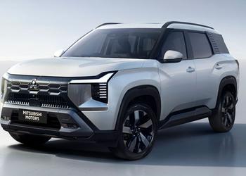 Mitsubishi har avduket en ny tre-raders ...