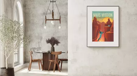 For estetikere: Pocketbook har lansert InkPoster, en vegginnretning som viser et hvilket som helst bilde på en realistisk måte