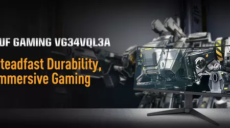 ASUS lanserer TUF Gaming VG34VQL3A buet spillmonitor med 180 Hz bildefrekvens og 1500R krumningsradius