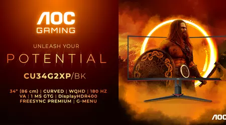 AOC Gaming CU34G2XP/BK - en WQHD-gamingskjerm til £339 med 180 Hz oppdateringsfrekvens