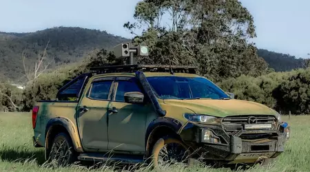 Kontrakt på 4,9 millioner dollar: Australia kjøper Fractl:2-lasersystemer fra AIM Defence, som kan brenne seg gjennom stål og ødelegge droner.