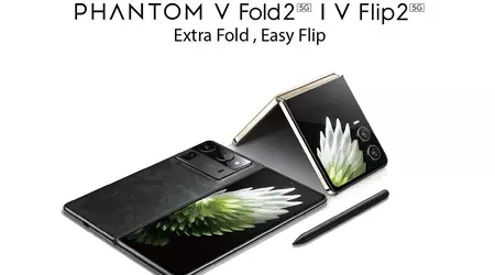 Insider viser hvordan de sammenleggbare smarttelefonene TECNO Phantom V Fold 2 og TECNO V Flip 2 vil se ut 