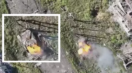 En ukrainsk drone med en enkelt M67-granat ødela en russisk modernisert T-72B3-stridsvogn av 2016-modell til en verdi av over 1 million dollar.