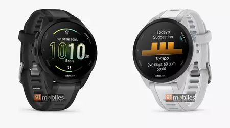 Slik kommer Garmin Forerunner 165 til å se ut: en sportssmartklokke med AMOLED-skjerm, opptil 11 dagers batteritid og en pris på 279 euro.