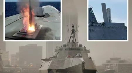 Den amerikanske marinen har utstyrt kyststridsskipet USS Savannah med en Mk 70-utskyter for Tomahawk- og Standard Missile 6 Block IB-missiler.