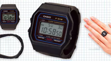 Casio har lansert en kolleksjon miniklokker i form av ringer.