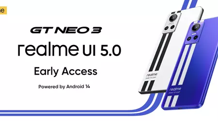 realme har kunngjort det Android 14-baserte testprogrammet realme UI 5.0 for realme GT Neo 3 og realme GT Neo 3 150W.
