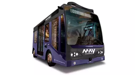 May Mobility avduket en selvkjørende elektrisk minibuss på CES 2025