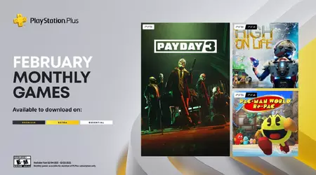 PS Plus-abonnenter får tre spill i februar: Payday 3, det satiriske skytespillet High on Life og en nyinnspilling av Pac-Man