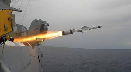 Den franske fregatten Alsace har avfyrt et Exocet Mer-Mer 40 Block 3c sjømålsmissil av den nye generasjonen med en rekkevidde på opptil 300 kilometer.