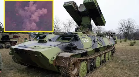 Ukrainske væpnede styrker ødelegger russisk Strela-10 bakke-til-luft-missilsystem med klaseammunisjon