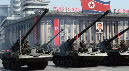 Nordkoreanske Koksan-artillerisystemer observert ved frontlinjen