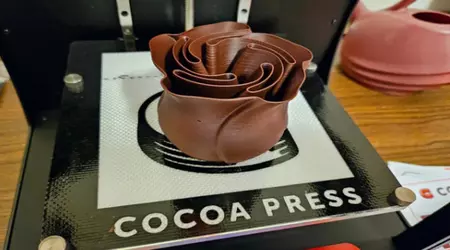 Sjokolade skrevet ut på en 3D-printer i USA 