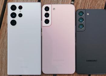 Samsung Galaxy S22-linjen av smarttelefoner har ...