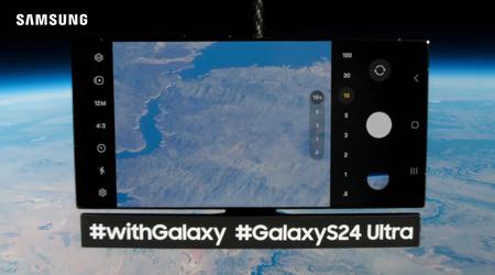 Samsung har sendt flaggskipet Galaxy S24 Ultra ut i verdensrommet.