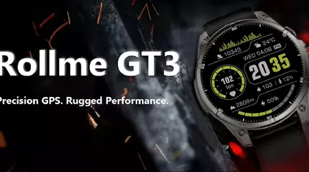 Innført den rimelige Rollme GT 3 smartklokken med fantastisk batterilevetid, avansert GPS-navigasjon og hundre sportmoduser