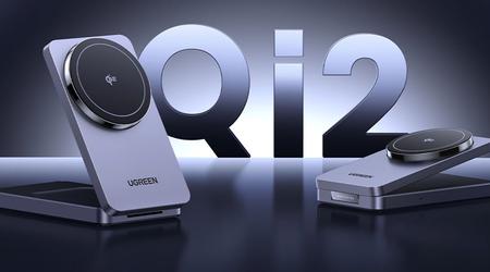 UGREEN har lansert MagFlow Qi2 Magnetic 2-i-1-stasjonen for iPhone- og AirPods-brukere