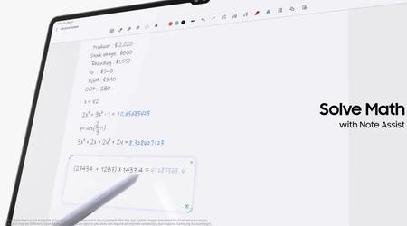 Samsung Notes-brukere kan nå enkelt løse aritmetiske ligninger