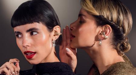 Motorola har lansert Moto Buds Loop trådløse hodetelefoner med Swarovski-krystaller som ligner elegante øreringer