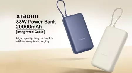Xiaomi lanserer ny 33W 10000 Power Bank med innebygd kabel i flere europeiske land