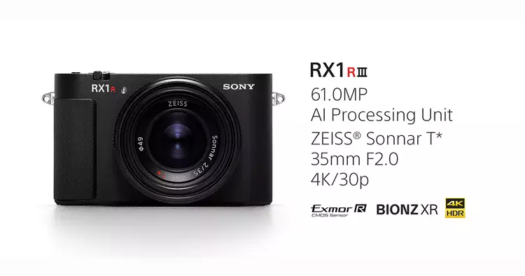 Sony har avduket RX1R III kompaktkamera ...