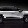 Interiørdetaljer av den nye Jeep Compass miniatyrisert