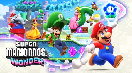 Super Mario Bros. Wonder tar opp rundt 4,5 GB plass på din Switch.