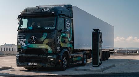 Mercedes eActros 600 elektrisk lastebil sikter mot Guinness-rekord