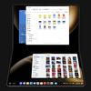 MateBook Fold Ultimate Design - utbrettet visning