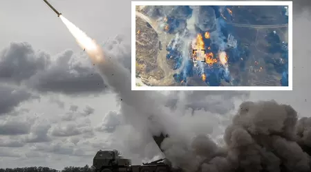 HIMARS ødela et russisk depot med ammunisjon og AT-16 Scallion panservernraketter for Ka-52 angrepshelikoptre.