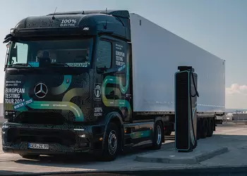Mercedes eActros 600 elektrisk lastebil sikter ...