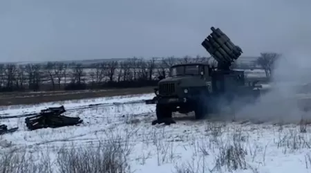 AFU ødela et sjeldent russisk RBU-6000-bombefly ved hjelp av artilleri (video)