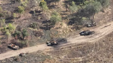 De ukrainske væpnede styrkene ødela tre T-72B3-stridsvogner, en T-90M "Breakthrough" og et BMP-3 infanterikampkjøretøy til en samlet verdi av over 12 millioner dollar.