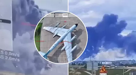 Unik video: FPV-droner er på vei til å ødelegge russisk strategisk luftfart som en del av operasjonen "Spiders Web"