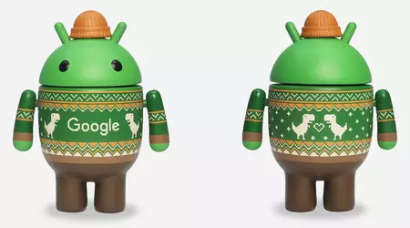 Google lanserer festlig Android-figur i lys genser og hatt