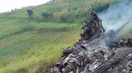 Et russiskprodusert Mi-28NE Night Hunter-helikopter styrtet i Uganda, og alle besetningsmedlemmene omkom.