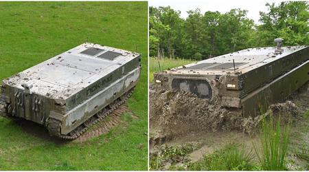 Kroater sammen med Rheinmetall har utviklet en beltedrone monster Komodo