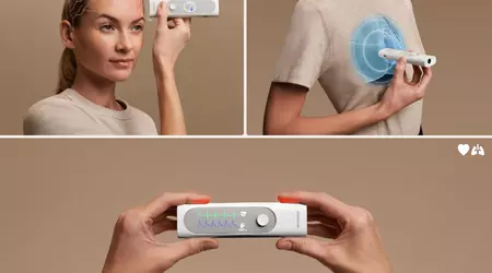CES 2024: Withings viser BeamO - verdens første multiskop, eller fremtidens termometer.