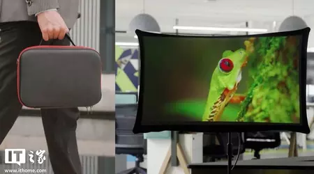 Utviklingen av skjermer i dag: Splay Max sammenleggbare tekstildisplay med monitor- og prosjektorfunksjoner har blitt avduket