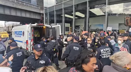"Tesla Takedown": en bølge av anti-Mask-protester feier over USA