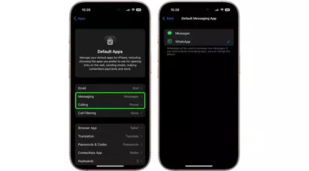 WhatsApp kan nå velges som standard app for samtaler og meldinger på iPhone