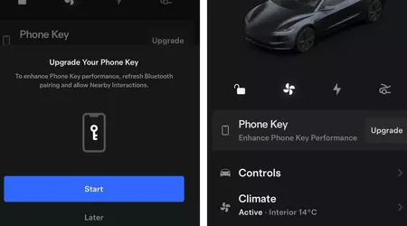Tesla vil legge til Ultra-Wide Band-støtte i Android-appen sin