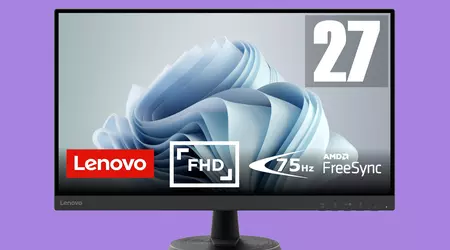 Lenovo D27-45 på Amazon: 27-tommers skjerm med 75 Hz oppdateringsfrekvens og € 70 i rabatt